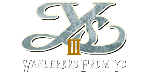 Ys III - Wanderers from Ys (Japan) logo